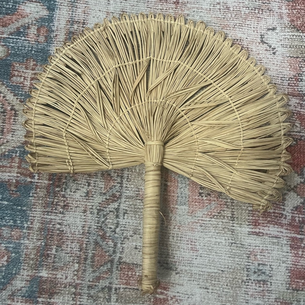 Vintage Woven Fan